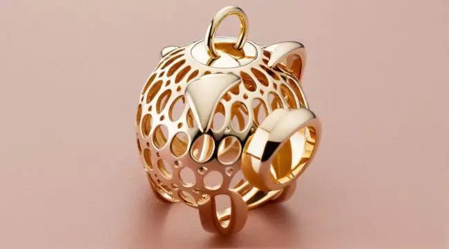 Piggy Pendant Jewelry Gold