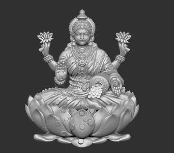 LAKSHMI MATA II INDIAN GODDESSIILAXMIIITEMPLE JEWELRY