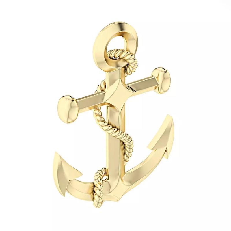 Sea anchor pendant jewelry