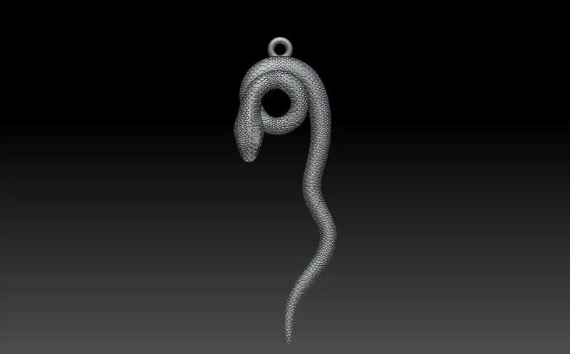 snake pendant