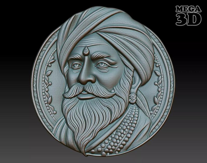 Indian Patriarch basrelief 16 240827
