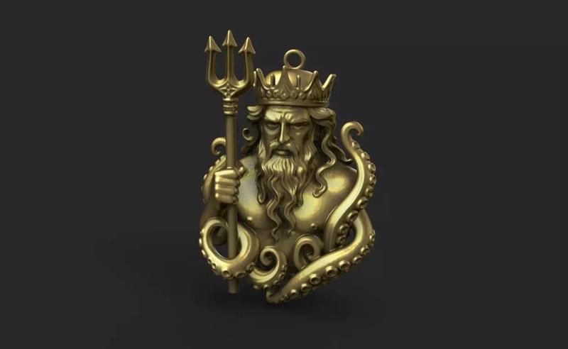 Poseidon pendant