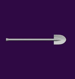 SHOVEL SPADE 3D PRINT STL
