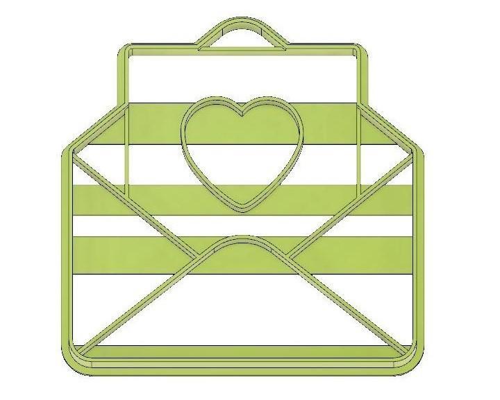 LOVE COOKIE CUTTER, HEART COOKIE CUTTER, LOVE LETTER COOKIE CUTTER, FONDANT CUTTER HEART LETTER, LOVE