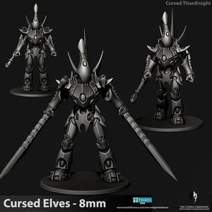 Cursed TitanKnight - Cursed Elves - 8mm