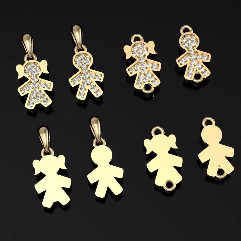 8 pendants for braslet