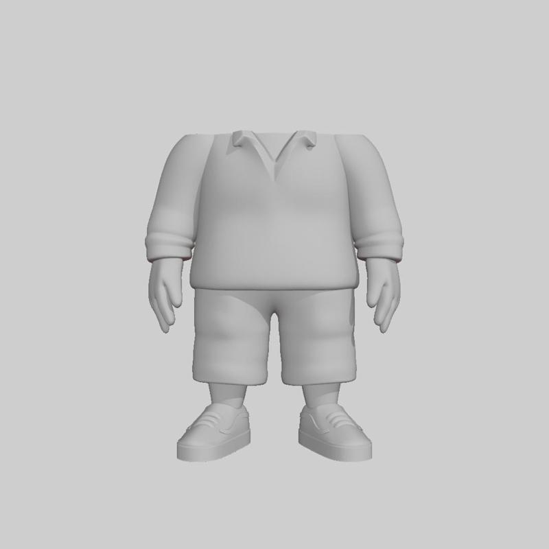 Pop - Men's body - shirt, shorts and vans