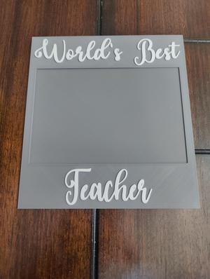 Worlds Best Teacher Frame