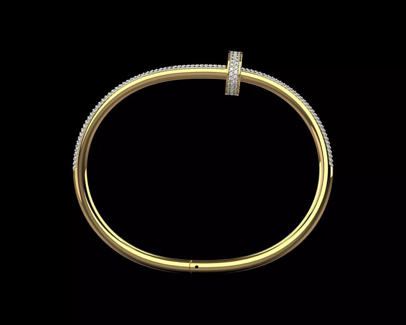 Juste un clou Bracelet 21 Size Full Diamonds N210