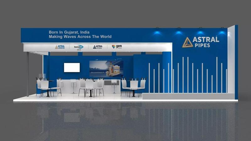 10 mtr x 6 mtr  Exhibition Stand