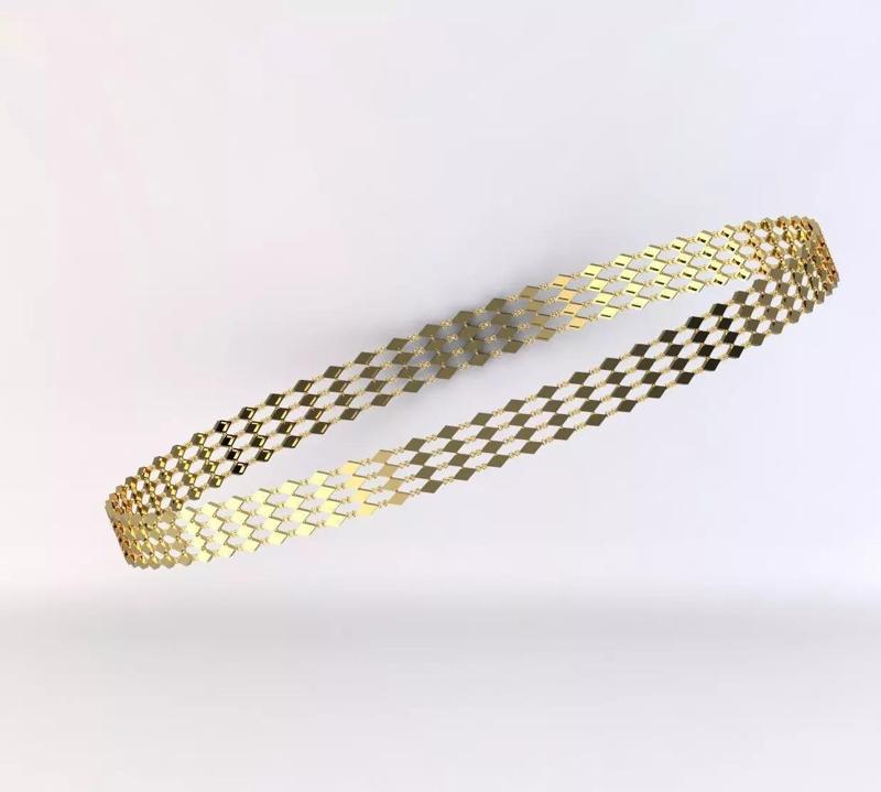 uniqe women gold bestlate