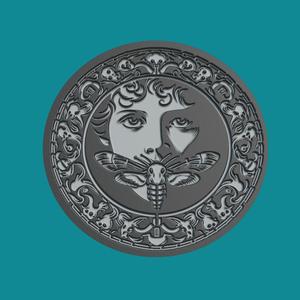 Hannibal Lecter Print Model Hannibal Lecter Medallion Hannibal Lecter Wall Decor