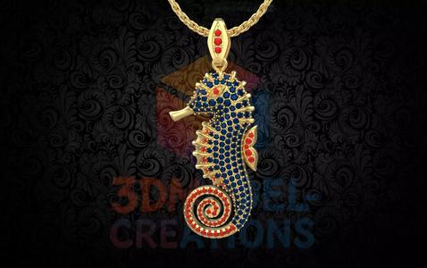 SBPS001 Stunning SeaHorse Pendent