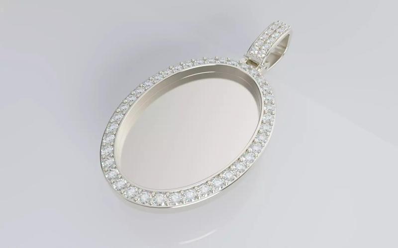 Oval Picture Pendant - 35mm