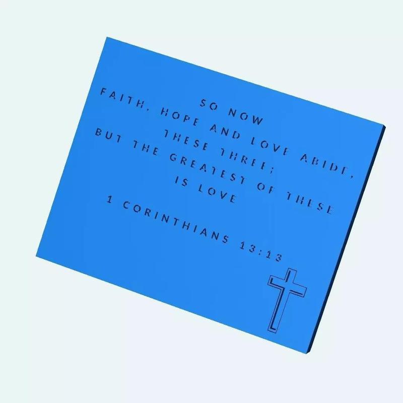 Bible verse - Corinthians - Faith - Hope - Love
