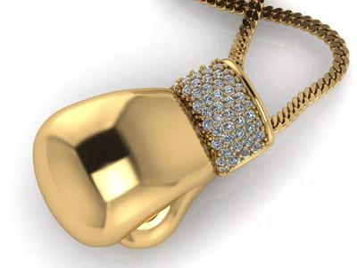 liontin sarung tinju