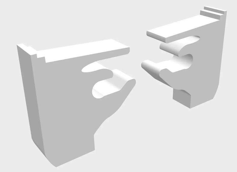 Sony TA-F 770 707 870 808 ES spare part for panel clip