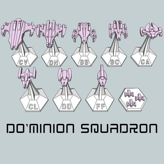 MicroFleet Do’Minion Squadron Starship Pack