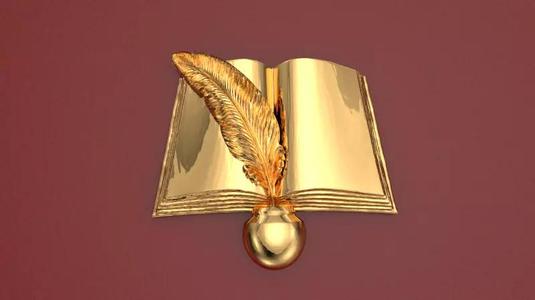 libro con pluma graduacion
