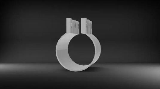 Clamp Tube 3 Hole Model