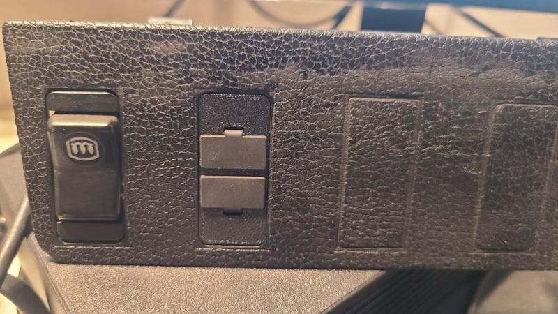 w123 switch cover blank