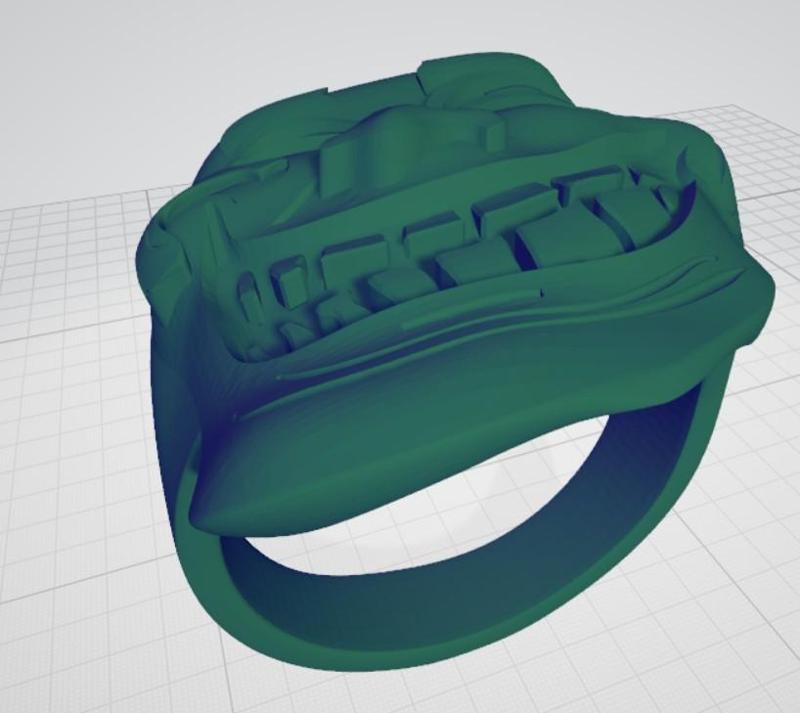 Anillo creativo para impresión 3D