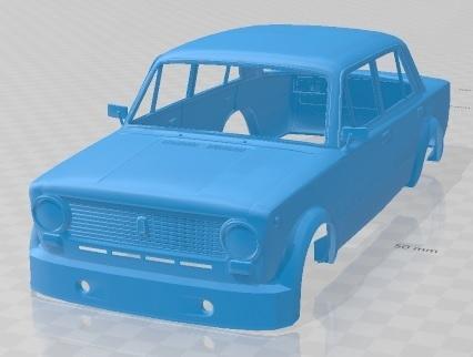 Lada 2101 Race Printable Body Car