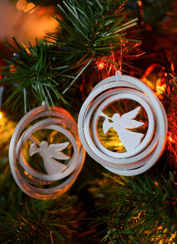 Christmas tree ornament - Angel - 3D gyroscope