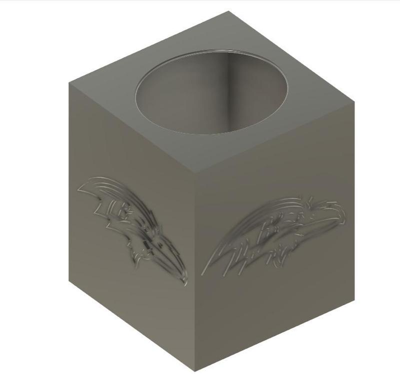 Baltimore Ravens NFL Football Small Tissue Box Cover