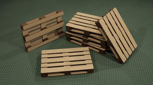 Lasercut - Palette EUR-EPAL - Multiple Scales