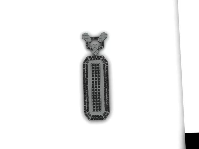 Gorgeous Diamond Mens Necklace