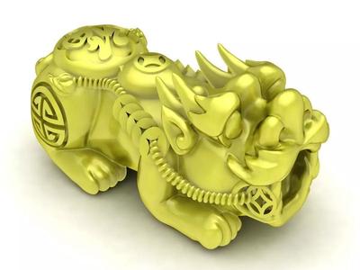 fengshui lucky big pixiu charm pendant 4045