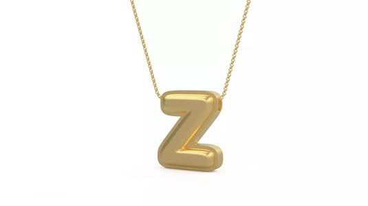 Model 1208 Y Initial Letters Charm Balloon 20mm