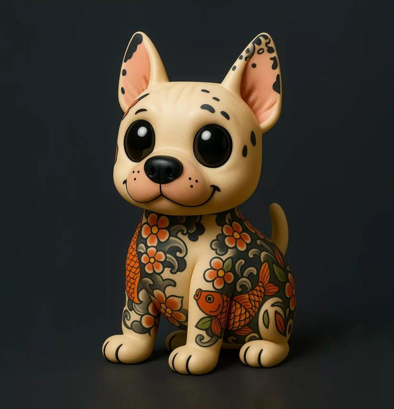 Dogo Koi Tattoo toy