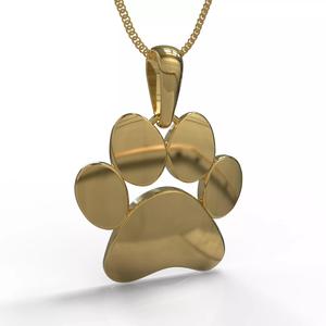 Printable jewelry DOG PAW pendant STL