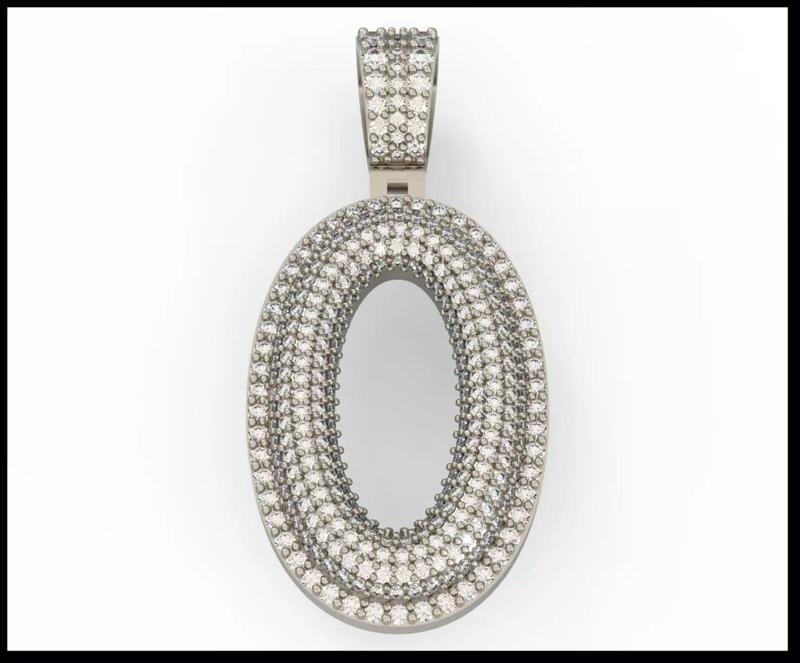 O BUBLLE FONT PENDANT