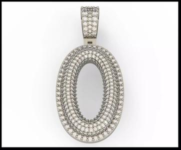 O BUBLLE FONT PENDANT