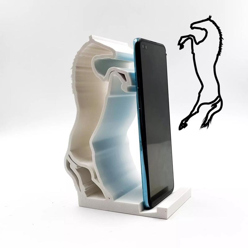 HORSE PHONE HOLDER OFFICE DESK PRINT IN PLACE HORSE RIDING