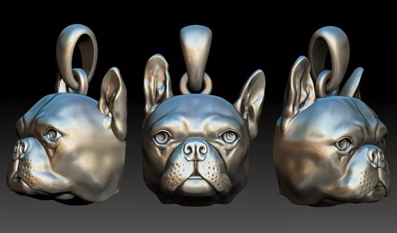 French Bulldog Frances - Pendant