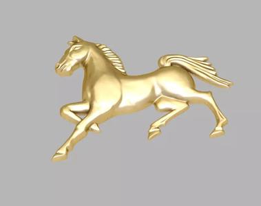 horse jewelry gold