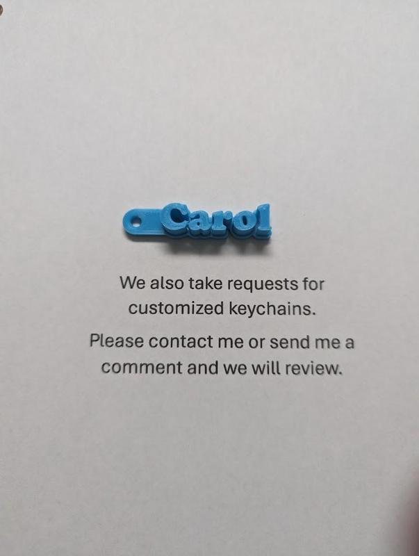 Carol Keychain