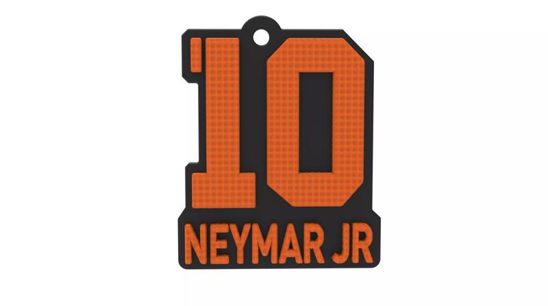 NEYMAR FC 10 KEYCHAIN - FOR 3D PRINTING