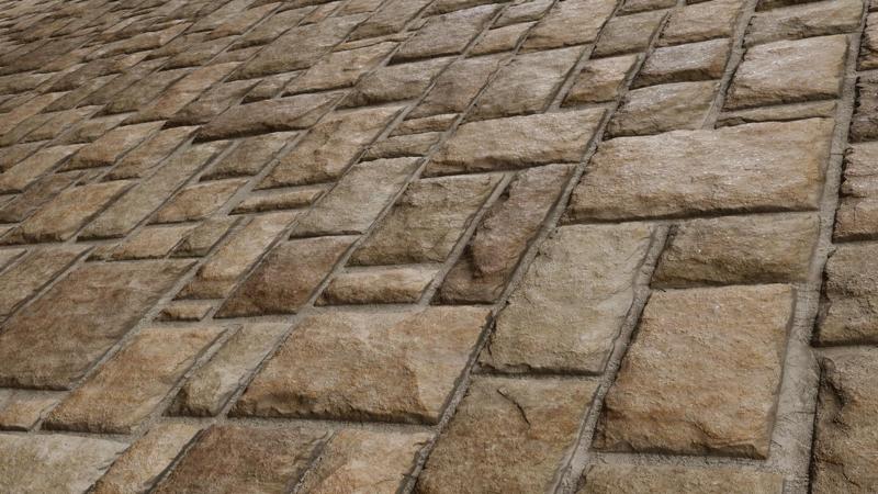 Stone wall texture roll