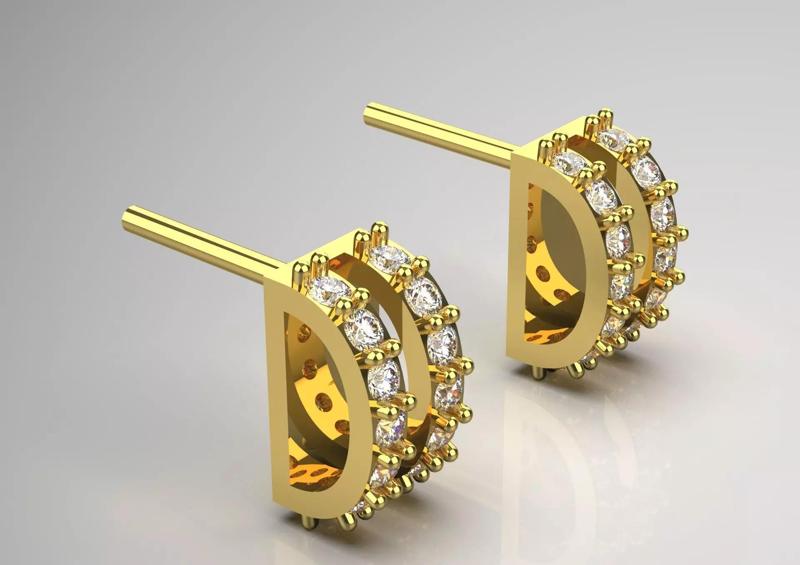 diamond earring je0029