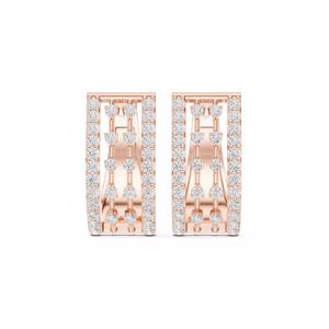 Diamond Hoops Earrings 3dm stl renders animation videos details