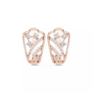 Diamond Hoops Earrings 3dm stl renders animation videos details