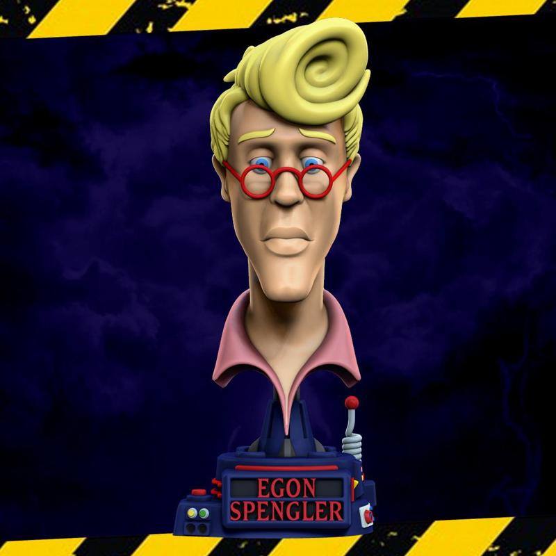 Real Ghostbusters Egon Spengler Fan Art Bust