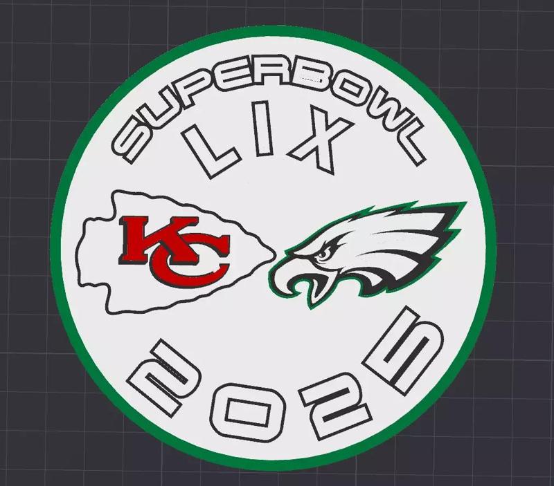 Superbowl LIX 59 Coaster MULTICOLOR