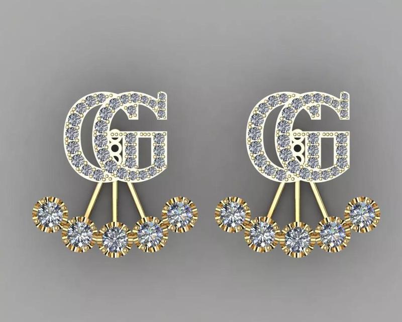Cut Earring Diamond for Woman