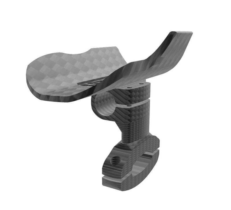 Armrest/pad rod mount CUBE ICR AERO time trial/triathlon clip on